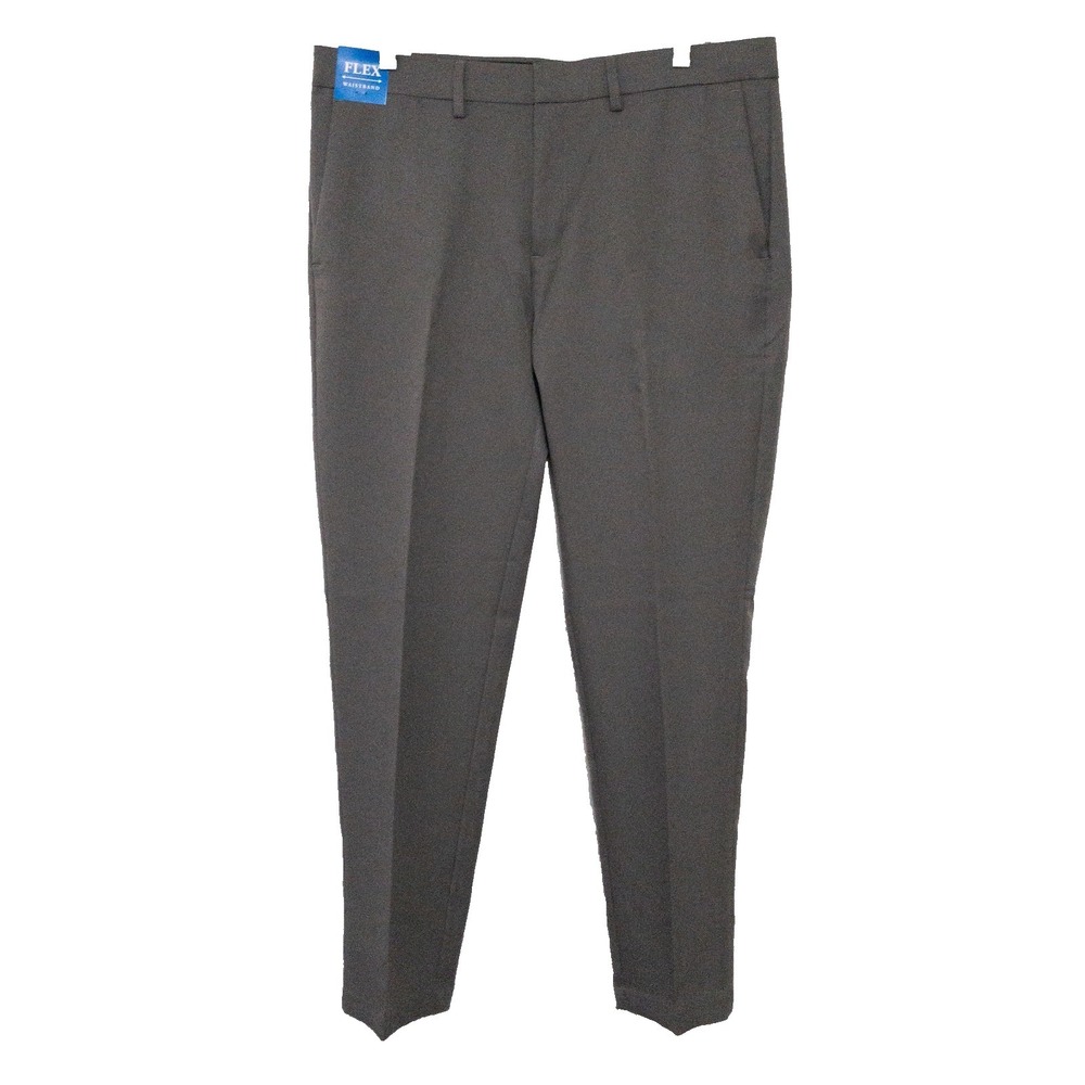 Haggar Slim Straight Dress Pants Mens 34x30 (36x29) Casual Comfort Business New